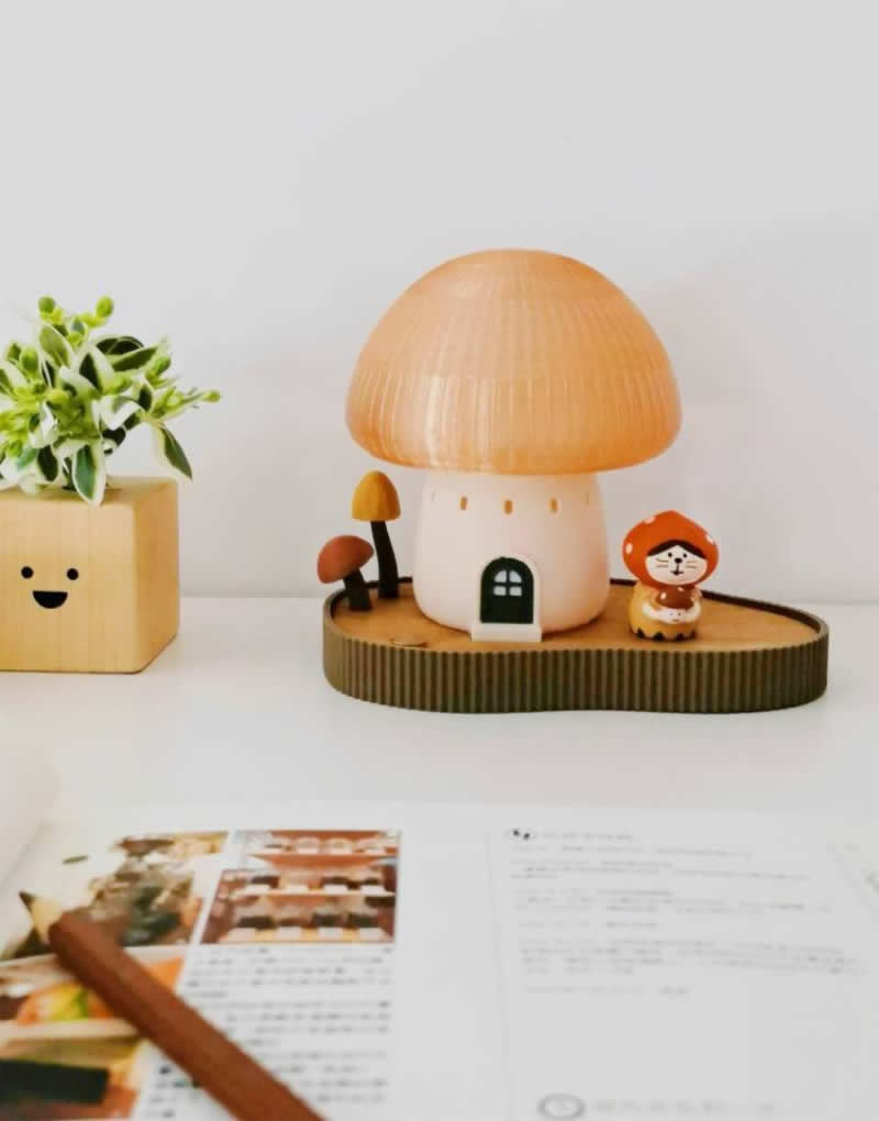 Beautiful Mushroom Night Light, Bedside Lamp, Christmas Gift