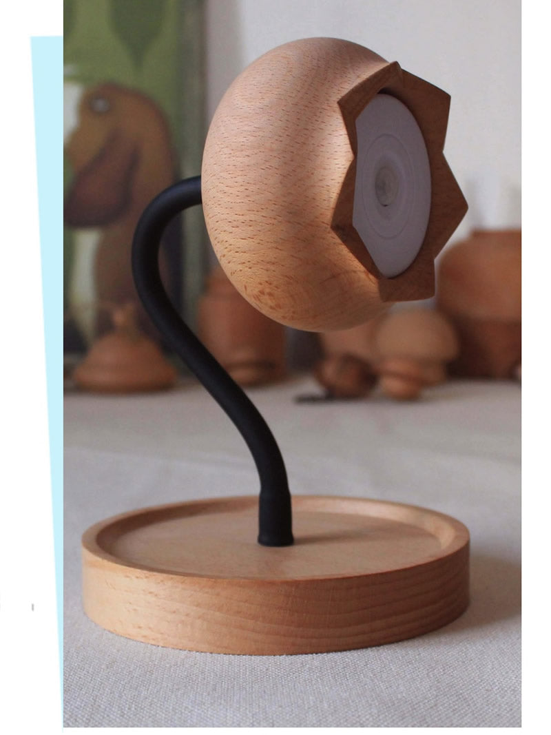 Beautiful Wooden Flower Bud Table Lamp, Unique Bedroom Decoration, Gift Idea