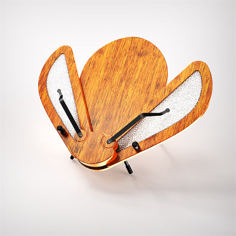 Beetle-Shaped Adjustable Wooden Book & Laptop Stand - Multi-Functional Holder for Books, Tablets, Phones