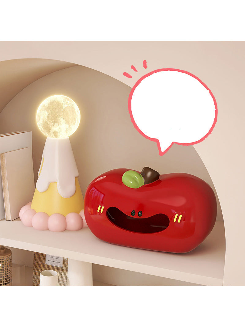 Big Mouth Apple Art Tissue Box, Creative Christmas Gift