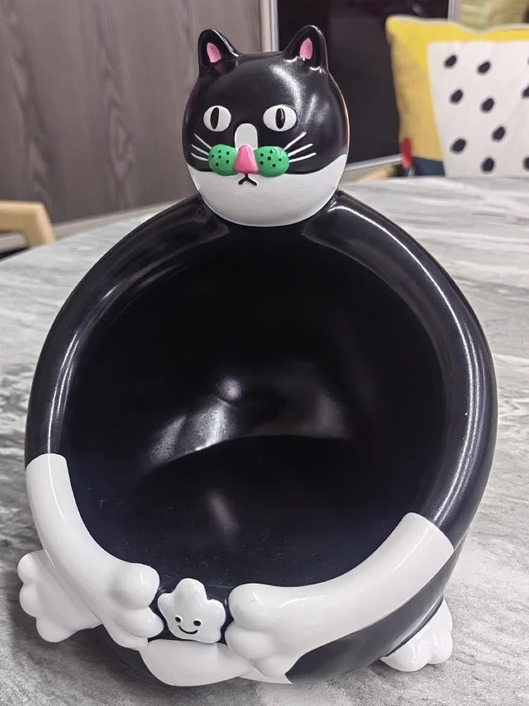 Black Cat Storage Box, Fun Desktop Organization And Decoration Gift ...