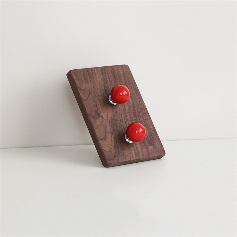 Black Walnut Wood Sunglasses Stand - Eyeglasses Store Display Rack
