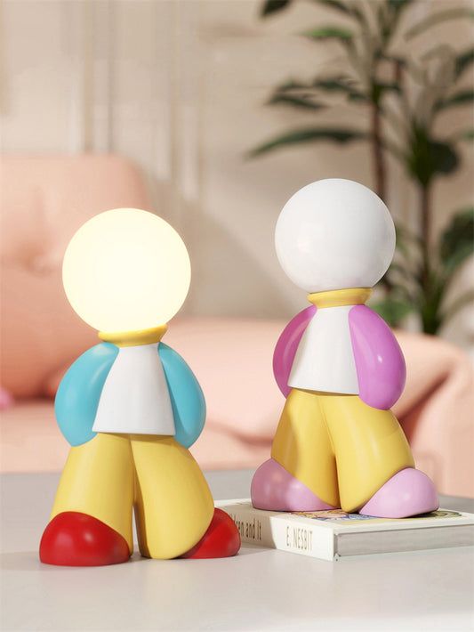 Cartoon Character - Shaped Table Lamp, Creative Decorative Night Light