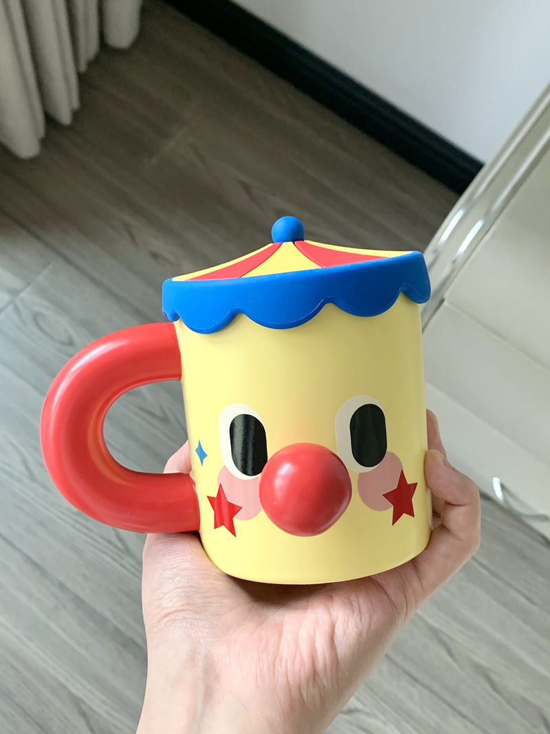Cartoon Clown Mug - Fun and Whimsical Coffee Cup for Kids and Adults