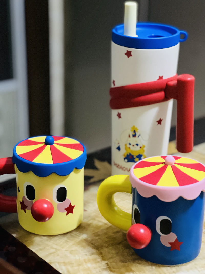 Cartoon Clown Mug - Fun and Whimsical Coffee Cup for Kids and Adults
