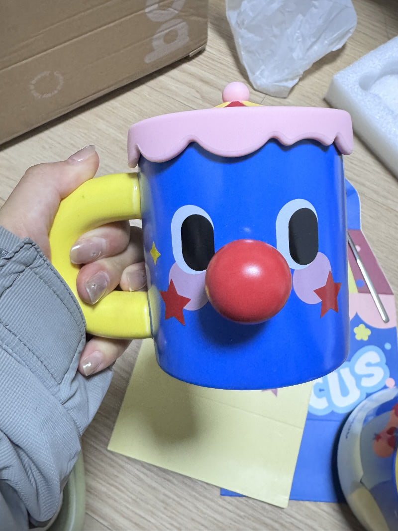Cartoon Clown Mug - Fun and Whimsical Coffee Cup for Kids and Adults