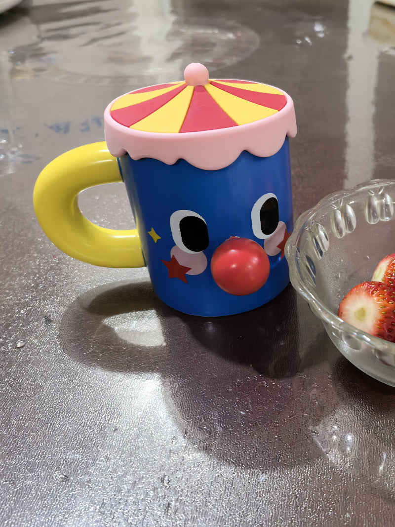 Cartoon Clown Mug - Fun and Whimsical Coffee Cup for Kids and Adults