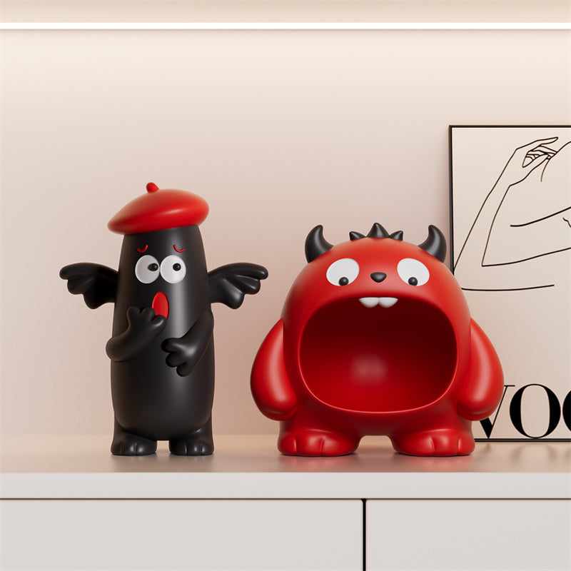 Cartoon Monster Storage Decor, Organizer and Desktop Ornaments Vase