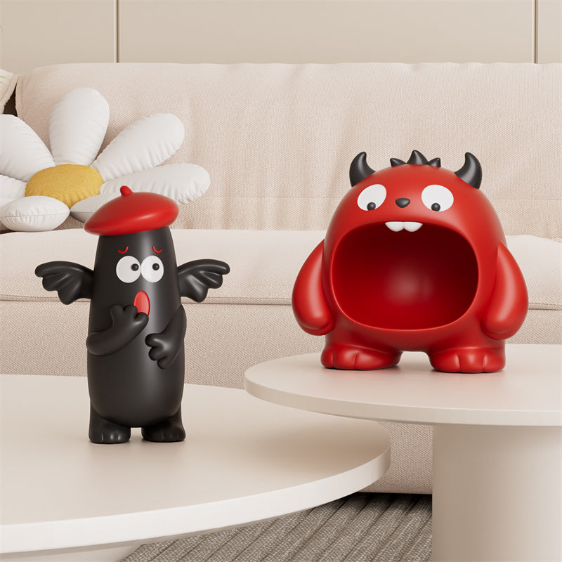 Cartoon Monster Storage Decor, Organizer and Desktop Ornaments Vase
