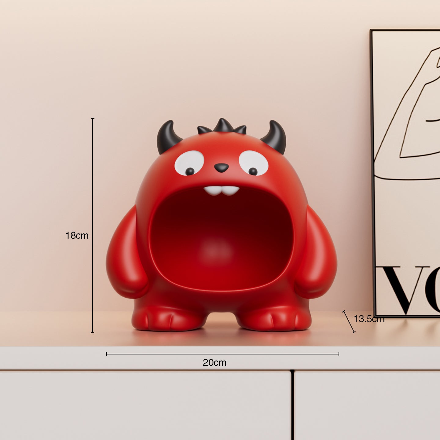 Cartoon Monster Storage Decor, Organizer and Desktop Ornaments Vase