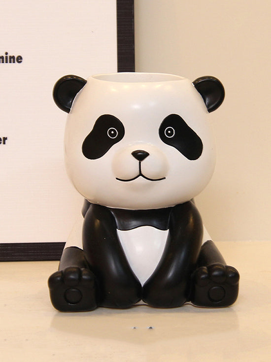 Panda Collection Desk Cartoon Panda Pen Holder: Fun and Functional Desk Accessory – MoreAngle