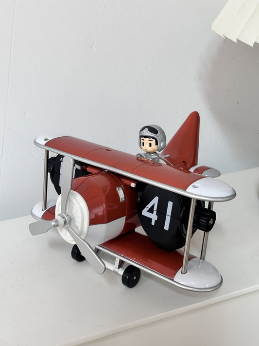 Classic Airplane Automatic Flip Clock, Home Office Desk Decoration Ideas