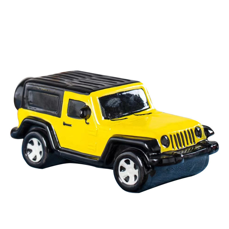 Classic Ceramic Suv Car Wine Bottle, Creative Home Decoration