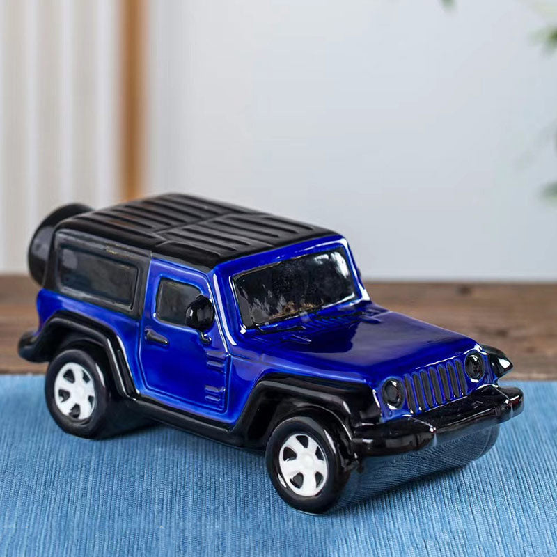 Classic Ceramic Suv Car Wine Bottle, Creative Home Decoration