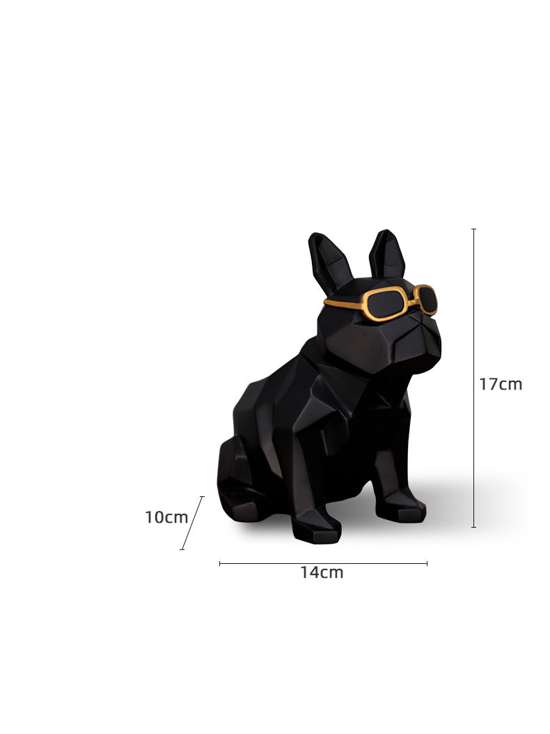 Cool Bulldog Sunglasses Pen Holder: Stylish Desk Organizer
