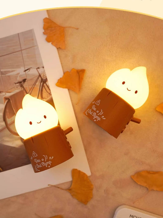 Creative Cartoon Small Flame Night Light, Romantic Atmosphere Light
