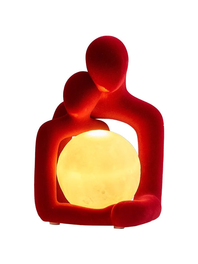 Creative couple love desktop decoration night light
