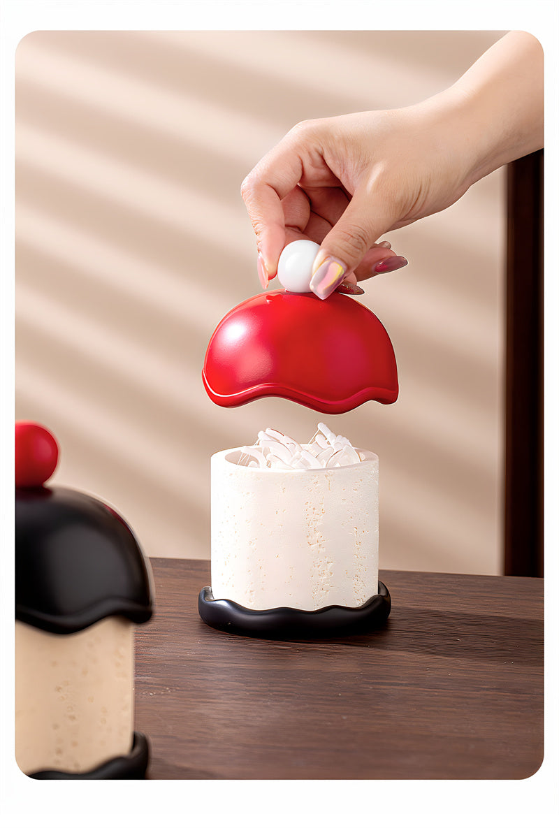 Creative Dome Building Toothpick & Cotton Swab Holder,Desktop Organization