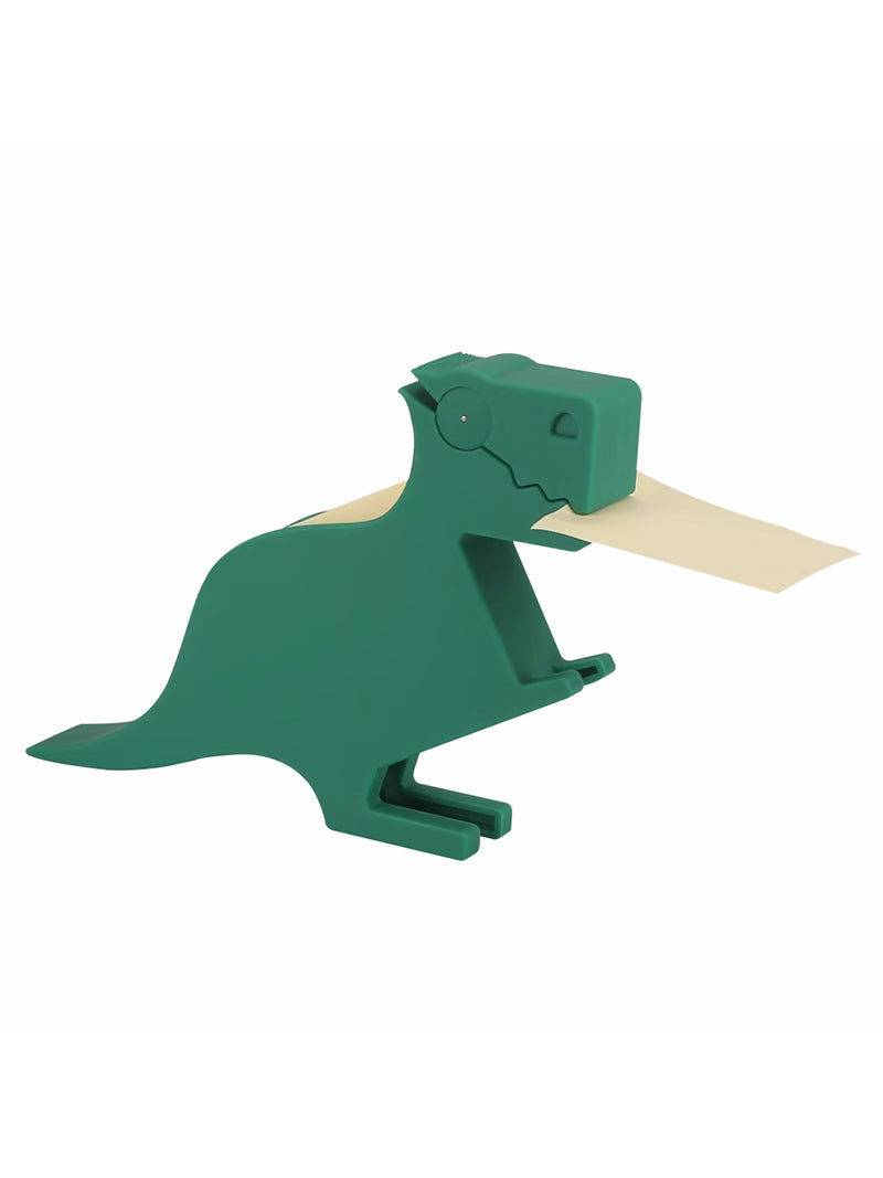 Creative Green Little Dinosaur Note Holder, Office Desktop Decoration