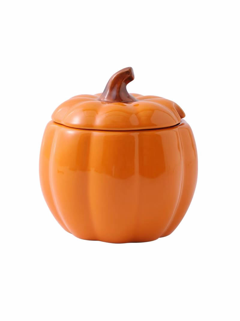 Creative Orange Pumpkin Spice Jar, Kitchen Organizers Idea