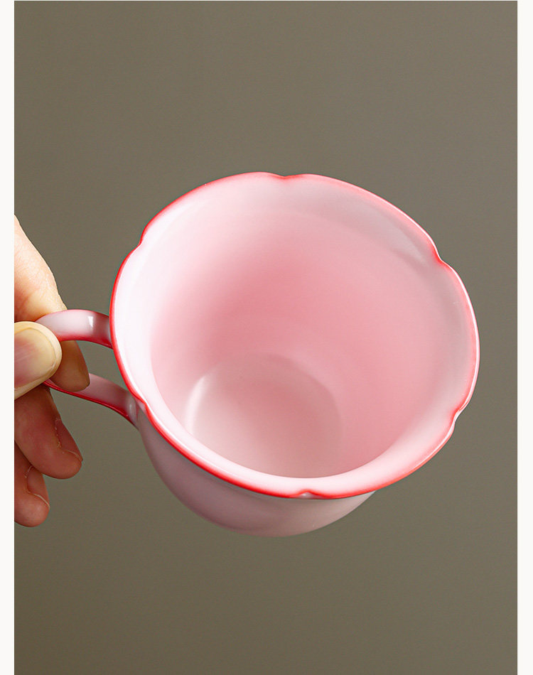 Cute 3D Pig Ceramic Coffee Cup - Pink Tea Cup with Saucer for Home Office Decor Gift