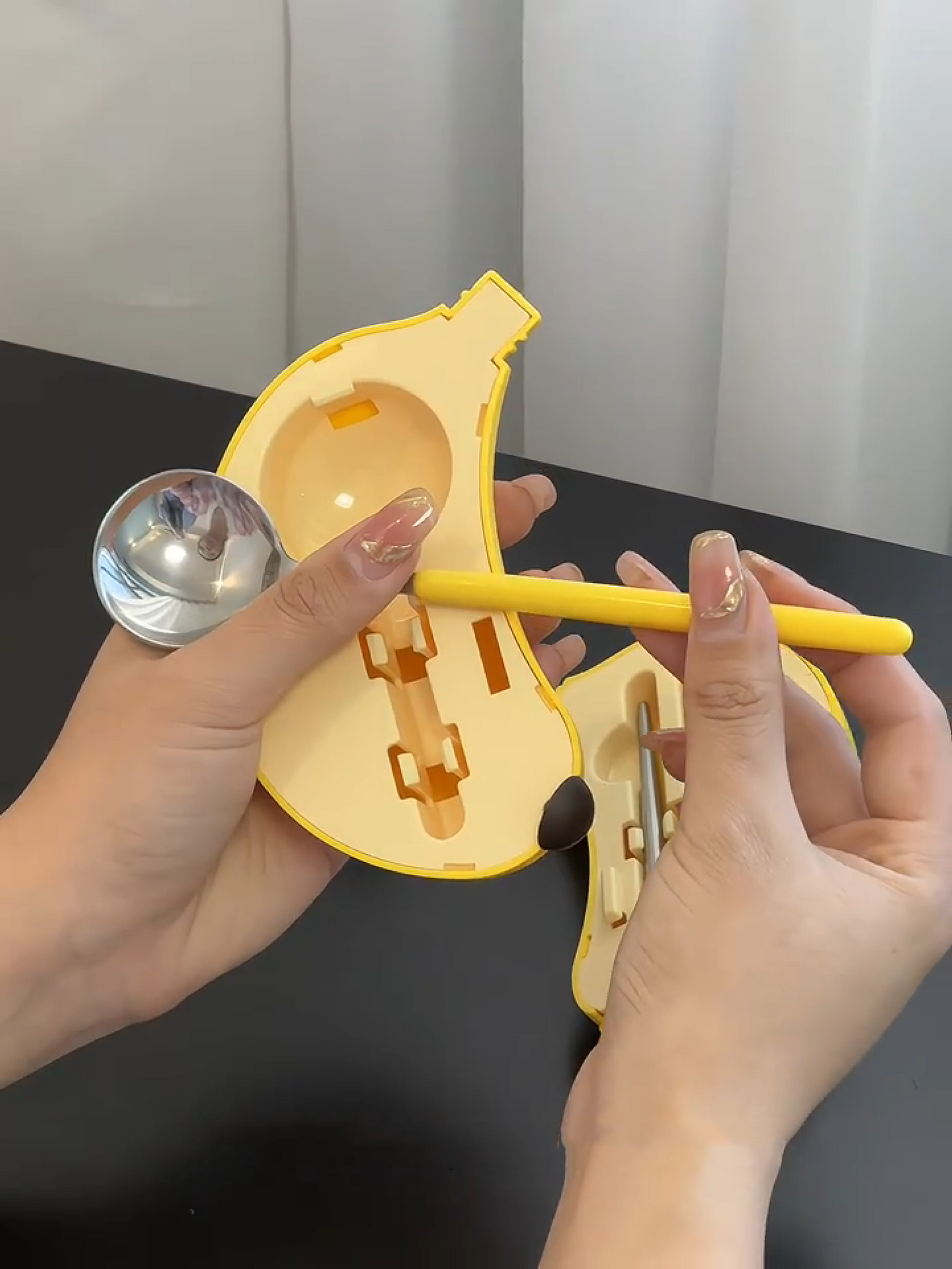 Cute Banana Travel Cutlery Set - 304 Stainless Steel Chopsticks Spoon for Picnic Gift
