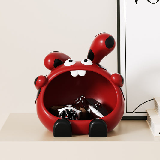 Cute Big Mouth Rabbit Storage Organizer, Multi - Color Desk & Entryway Tidy