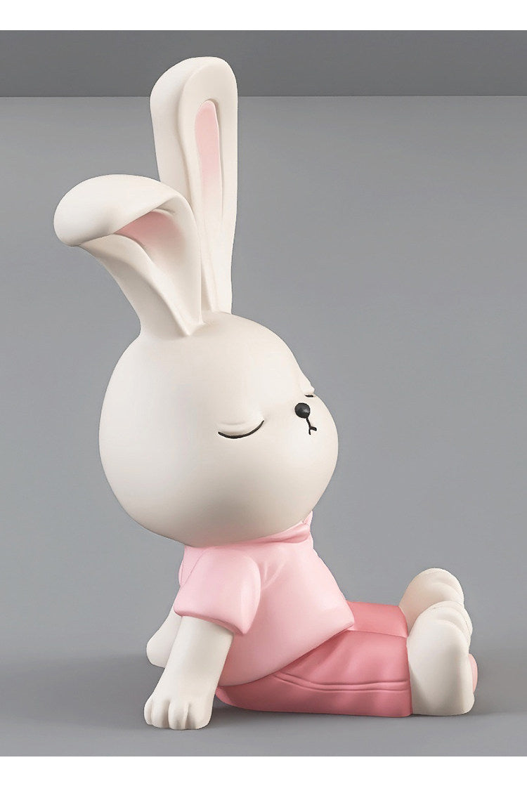Cute Bunny Phone Stand ,Rabbit Desk Holder for Smartphones, Home Office Decor Gift