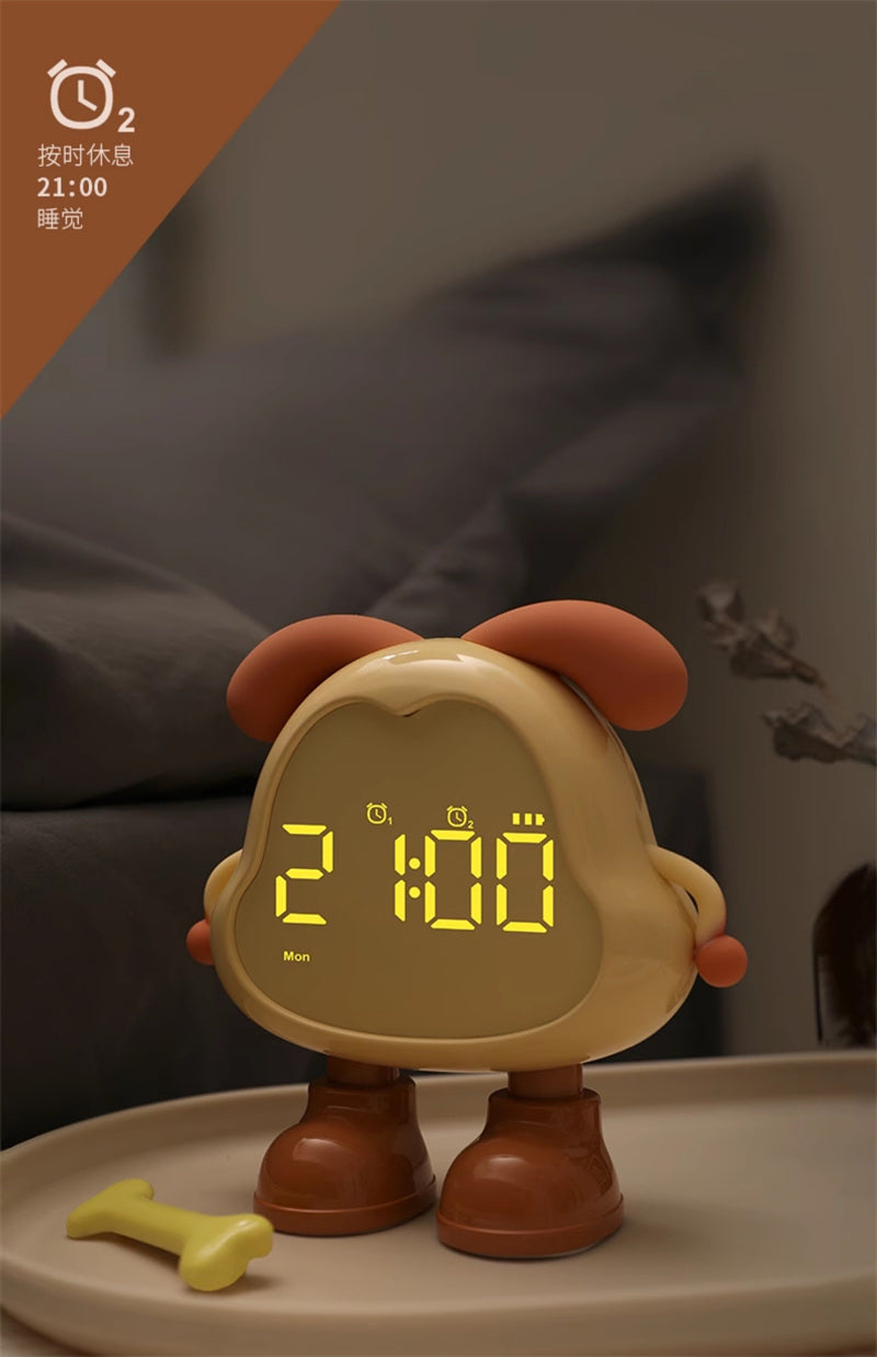 Cute Cartoon Doll Alarm Clock, Children'S Room Decoration&Gift