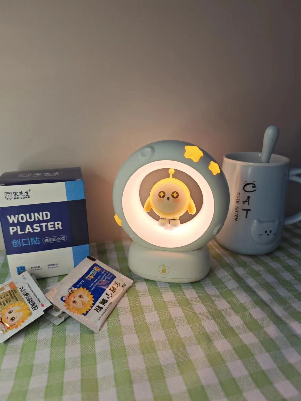 Cute Cartoon Doll Night Light, Children'S Holiday Gift For Girls And Child
