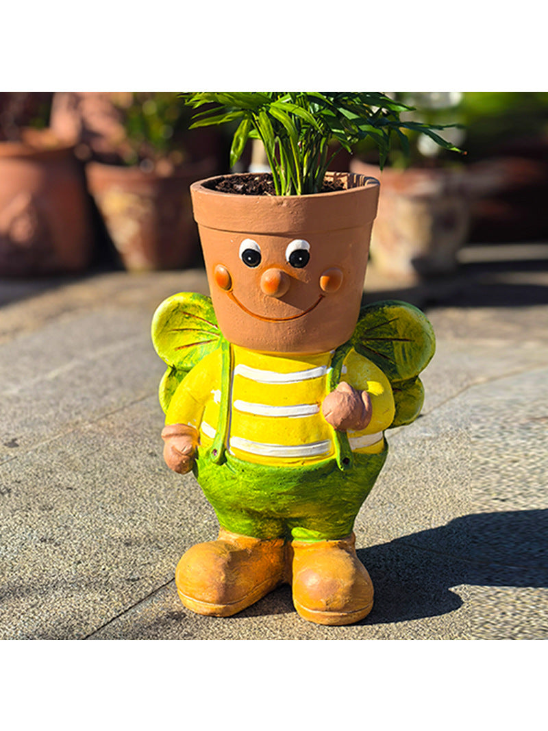 Cute Cartoon Elf Garden Decorative Flower Pot