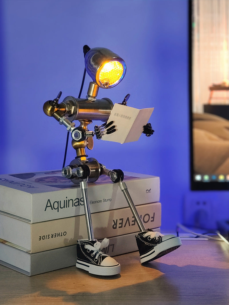 Punk Mechanical Robot Desk Lamp: Unique Gift and Stylish Decor