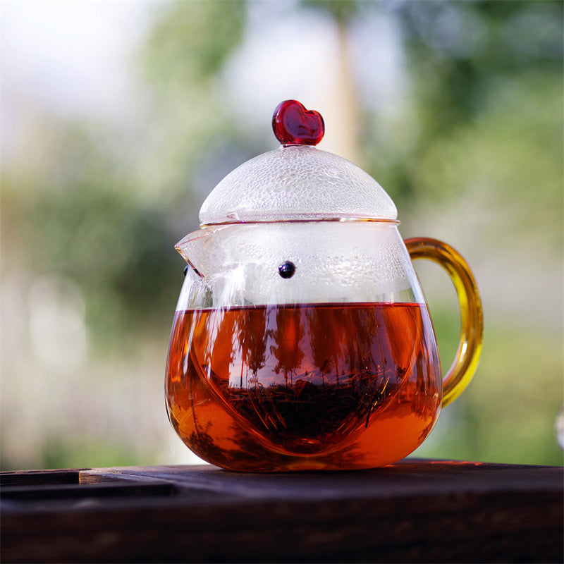 Cute Chick-Shaped Glass Teapot & Coffee Pot - Heat-Resistant Borosilicate Glass Maker