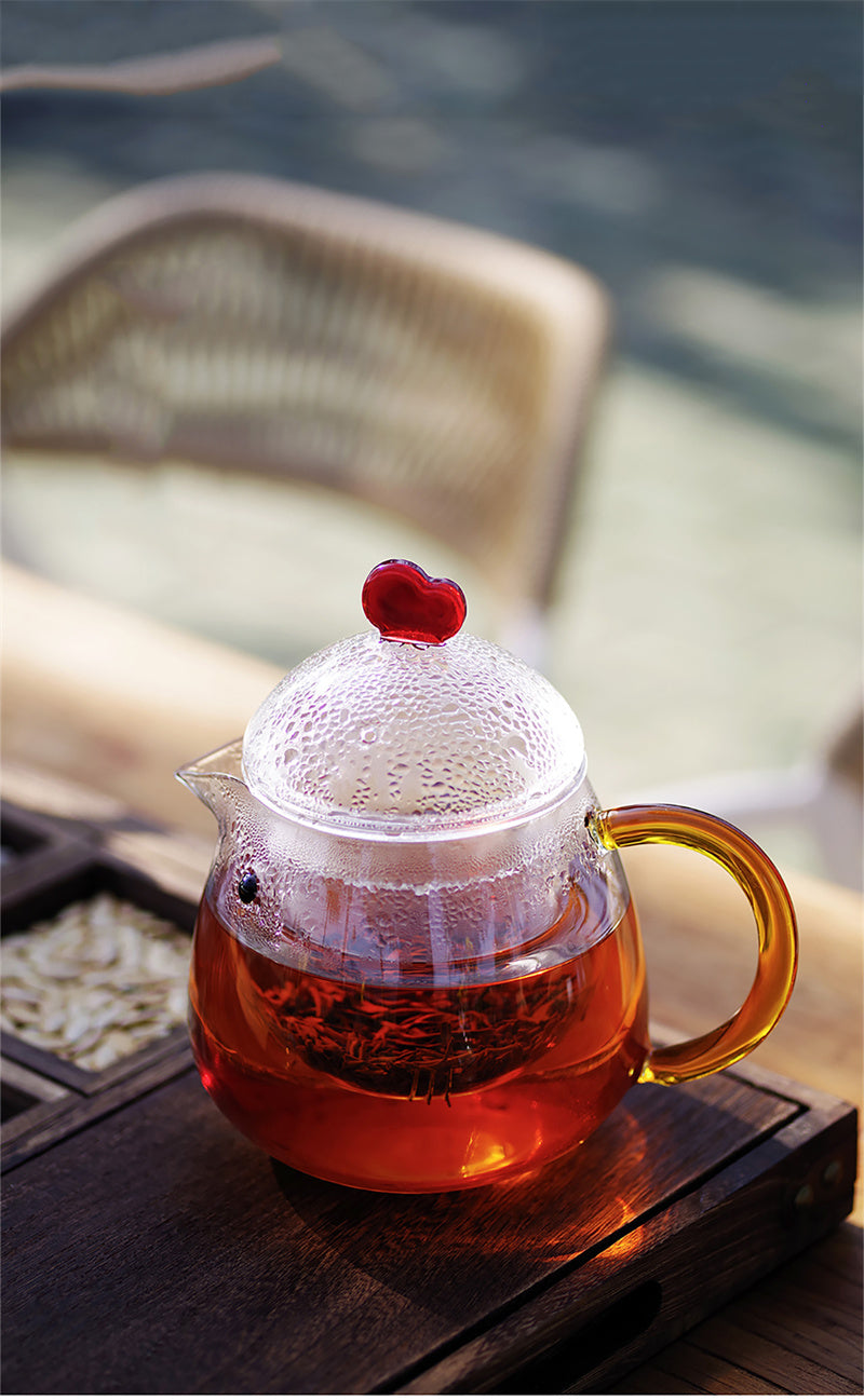Cute Chick-Shaped Glass Teapot & Coffee Pot - Heat-Resistant Borosilicate Glass Maker