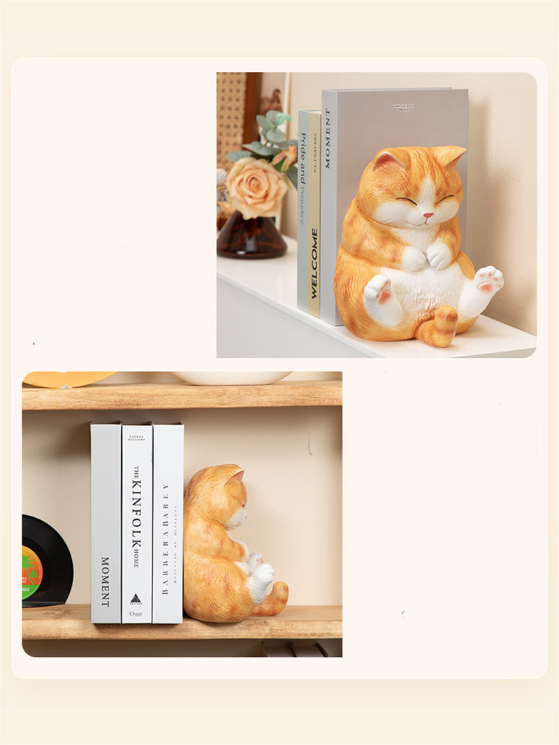 Cute Cat Bookends for Shelves, Heavy Duty Bookends, Iceland Cute Cat Bookends for Shelves, Heavy Duty Bookends, Iceland