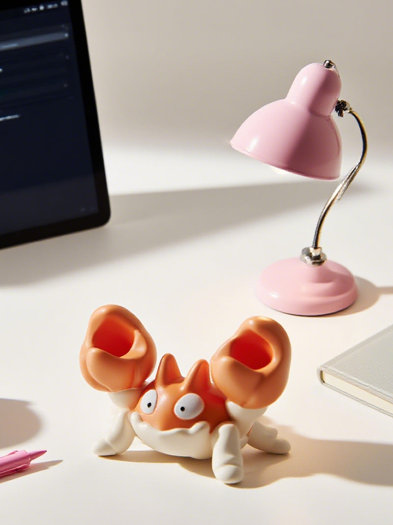 Cute Crab-Shaped Pen Holder - Fun Desk Organizer for Office & Home