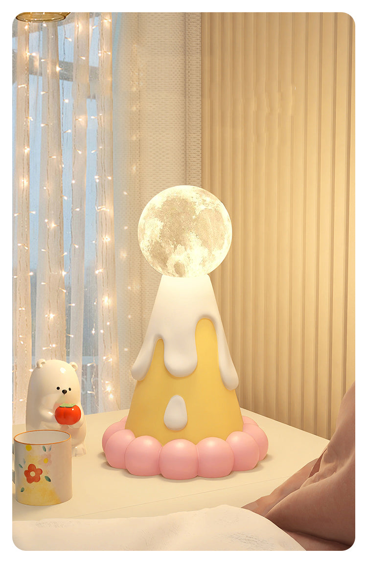 Cute Cream Tart Night Light - Dessert-Inspired LED Bedside Lamp for Kids & Home Decor