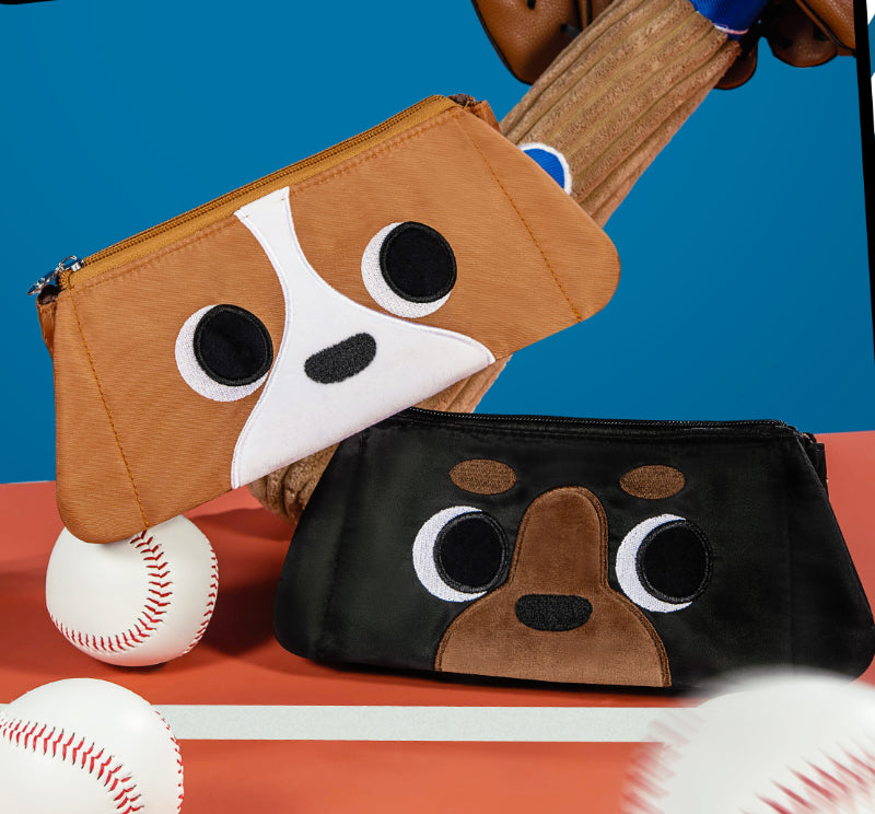 Cute Dog Pattern Pencil Case - Adorable and Functional Stationery Organizer
