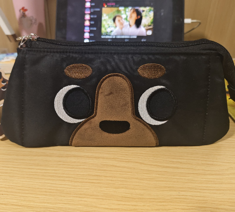 Cute Dog Pattern Pencil Case - Adorable and Functional Stationery Organizer