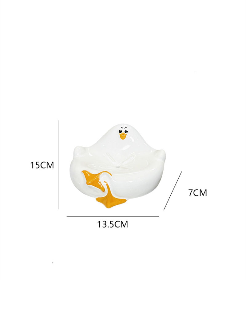 Cute Duck Drain Soap Box, Bathroom Organization Decoration