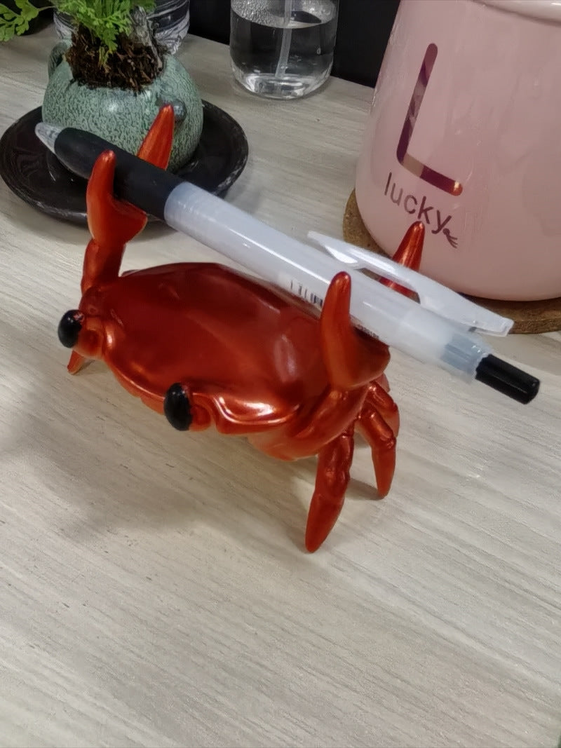 Cute Little Crab Pen Holder, Storage Stand 3pc