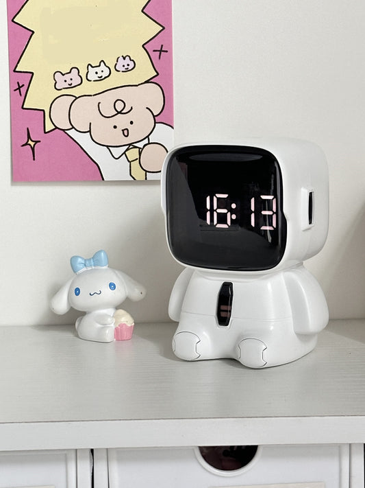 Cute Little Robot Electronic Clock, Timer, Christmas Gift