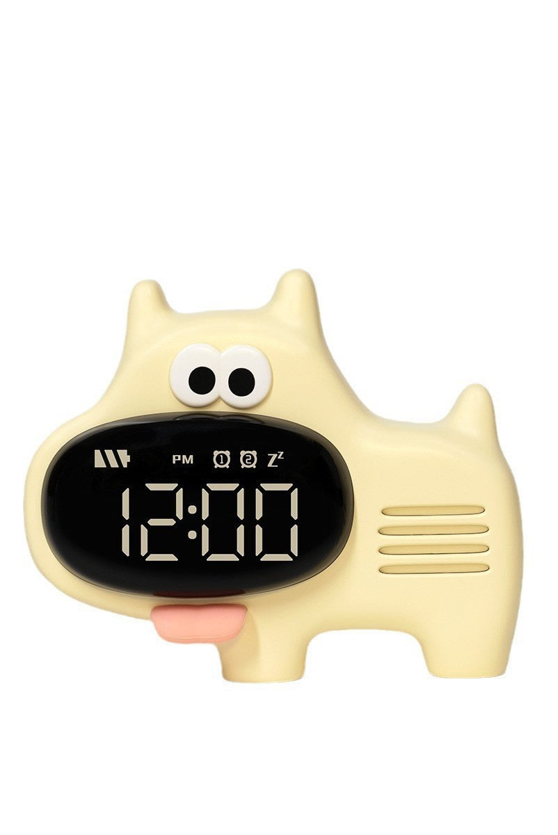 Cute Mini Cartoon Puppy Desktop Alarm Clock, Holiday Gift