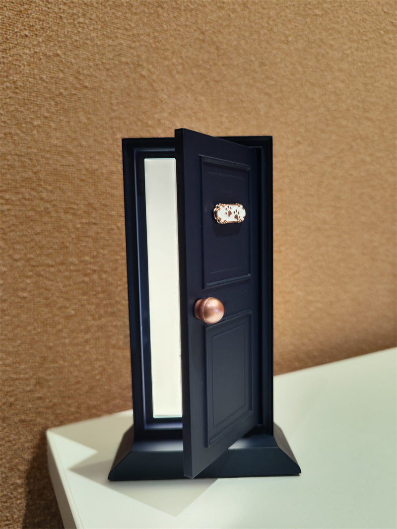 Cute Mini Door‑Shaped LED Table Lamp, Whimsical Decorative Ambient Night Light for Shelf & Bedroom
