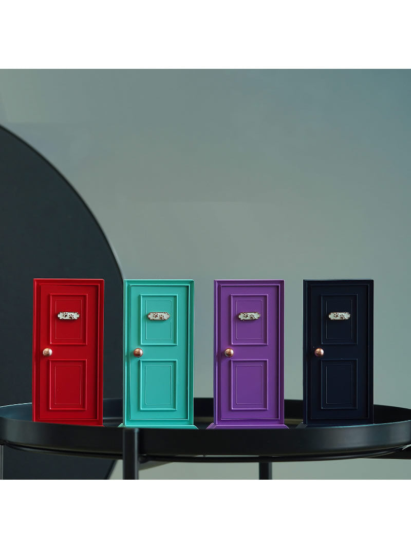 Cute Mini Door‑Shaped LED Table Lamp, Whimsical Decorative Ambient Night Light for Shelf & Bedroom