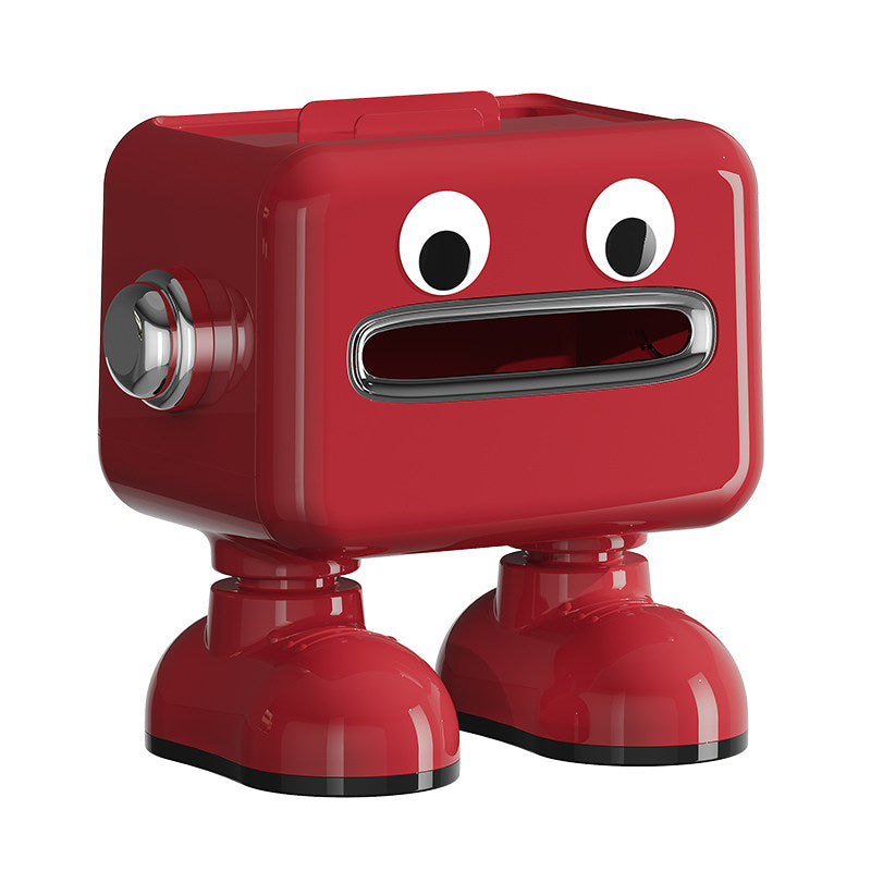 Cute Robot Tissue Box - 2-in-1 Tissue Holder & Phone Stand for Home & Office