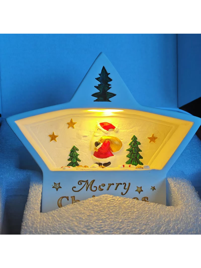 Cute Star Shape Christmas Theme Night Light