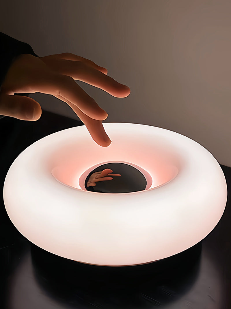 Donut-Shaped Touch Lamp - Rechargeable Led Night Light, Gift For Her