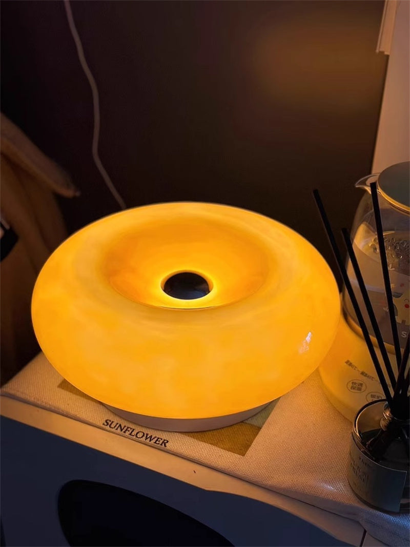Donut-Shaped Touch Lamp - Rechargeable Led Night Light, Gift For Her