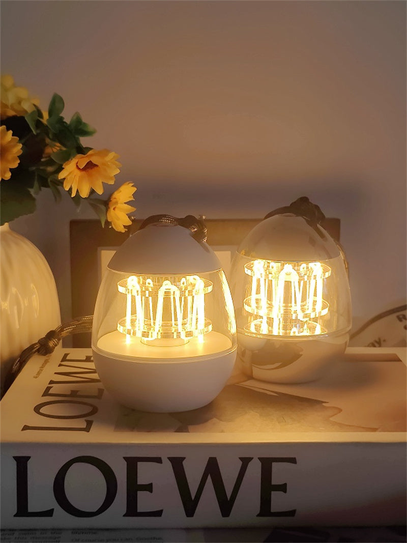 Exquisite Lightning-Shaped Charging Small Lamp, Outdoor Camping Lights